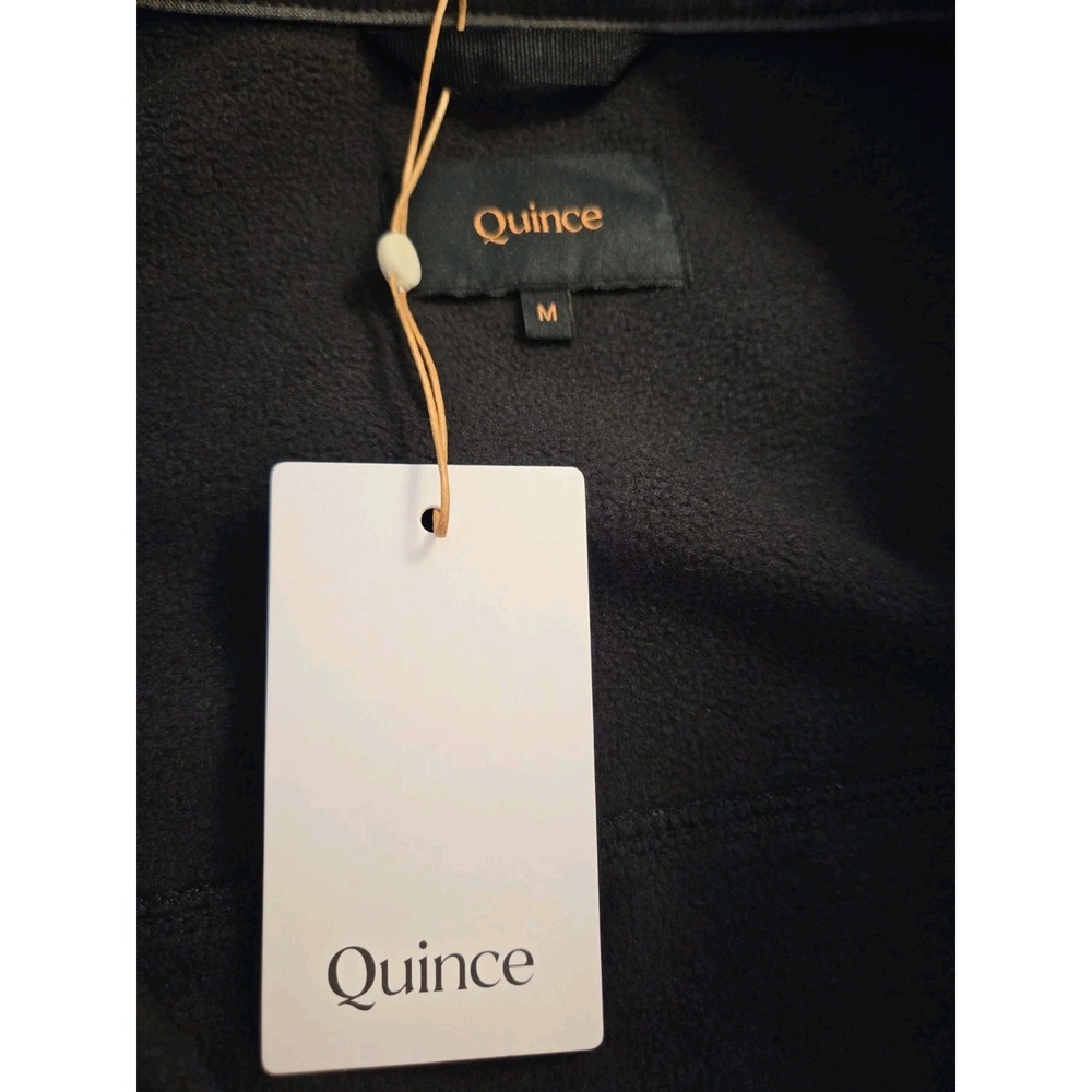 Quince Men's Softshell Fleece-Lined Full-Zip Jacket Heather Shady Sz M NEW! $160 - Picture 6 of 14